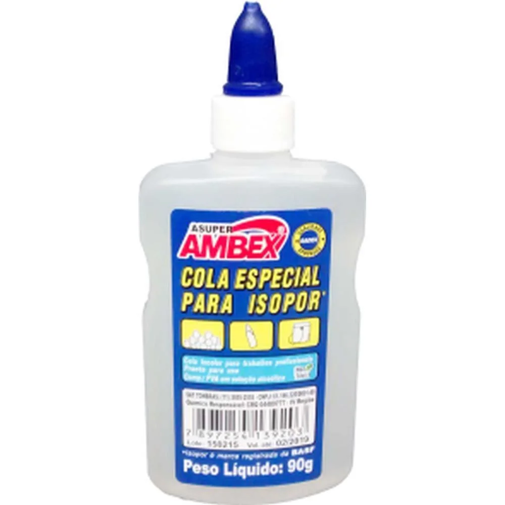 COLA PARA ISOPOR ASUPER ISOPOR 90G RADEX (CX.C/12)
