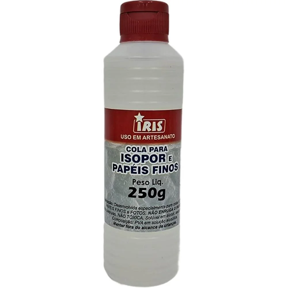 COLA PARA ISOPOR IRIS 250G. IRIS (UNIDADE)