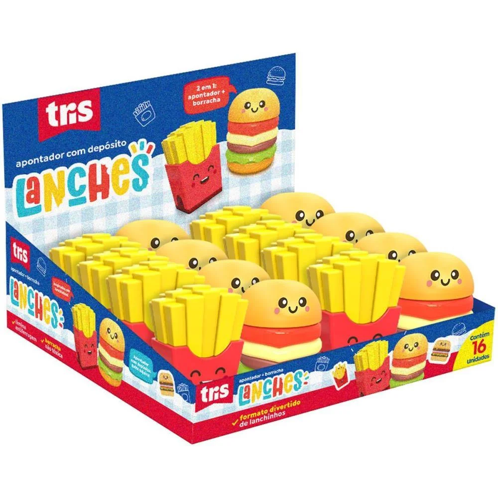 APONTADOR COM DEPOSITO DECOR. TRIS LANCHES C/BORRACHA 2MOD. SUMMIT (DP.C/16)
