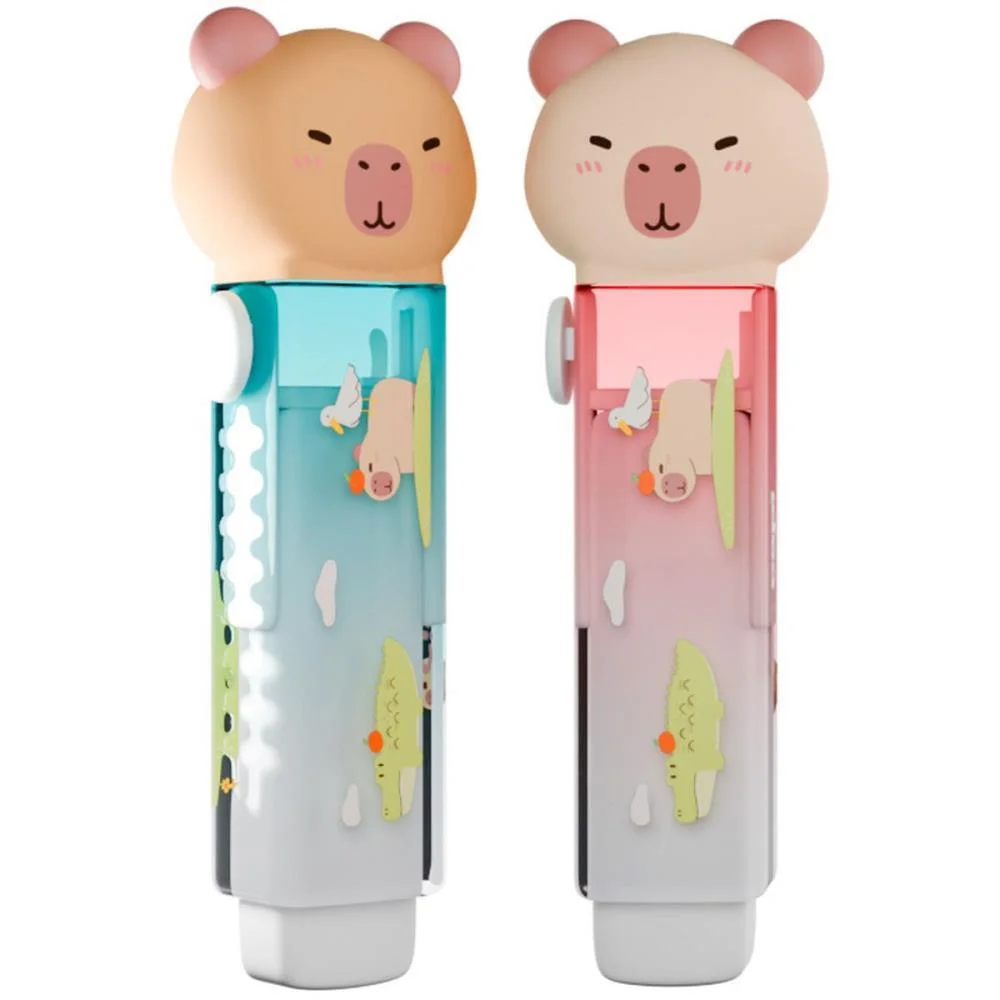 BORRACHA CANETA CAPIVARA RETRATIL SORTIDO SERTIC (DP.C/12)