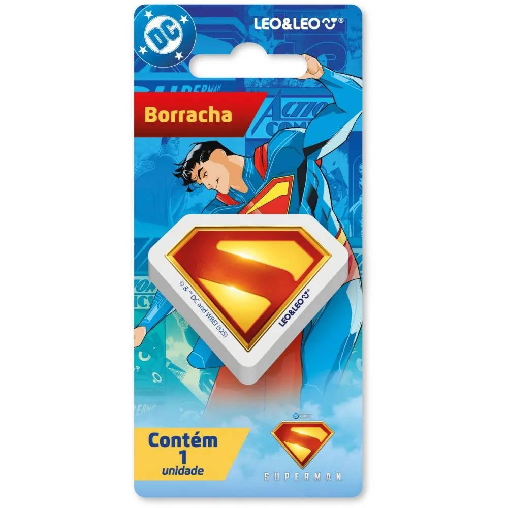 BORRACHA DECORADA SUPERMAN 4 MODELOS (S) LEONORA (BLISTER)