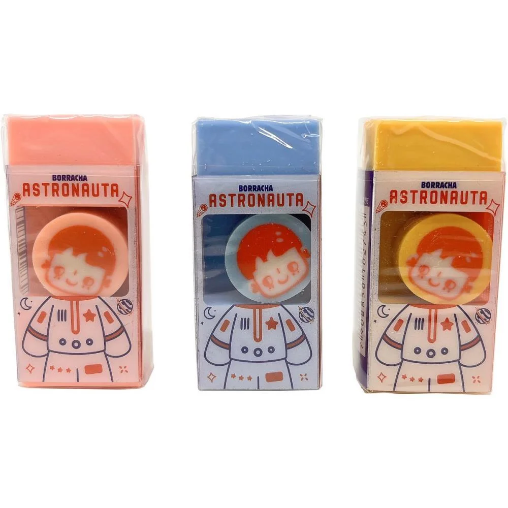 BORRACHA DECORADA ROKE ASTRONAUTA (S) PAPER MATE (CX.C/24)