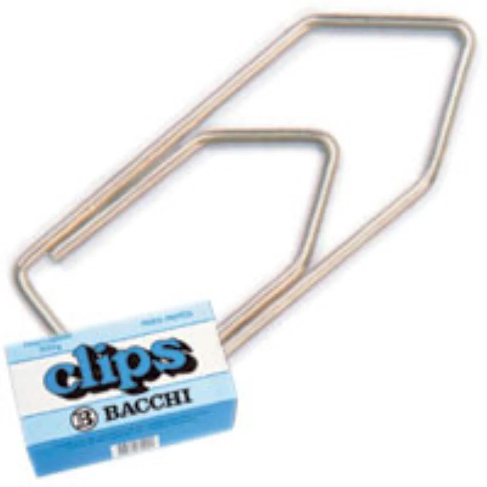 CLIPE NIQUELADO REF.10/0  120 UNIDADES BACCHI (CAIXA)