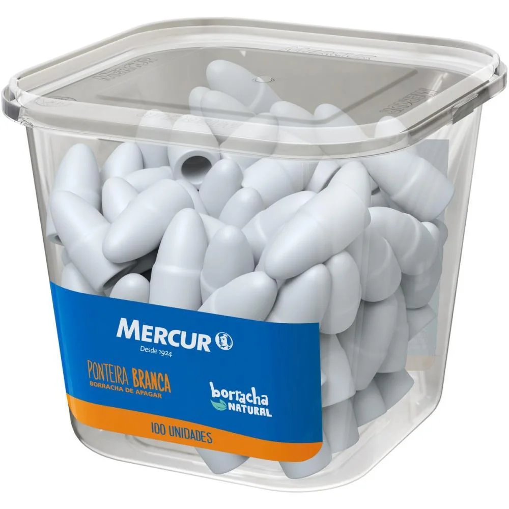 BORRACHA PONTEIRA BRANCA P/LAPIS MERCUR (POTE-100)