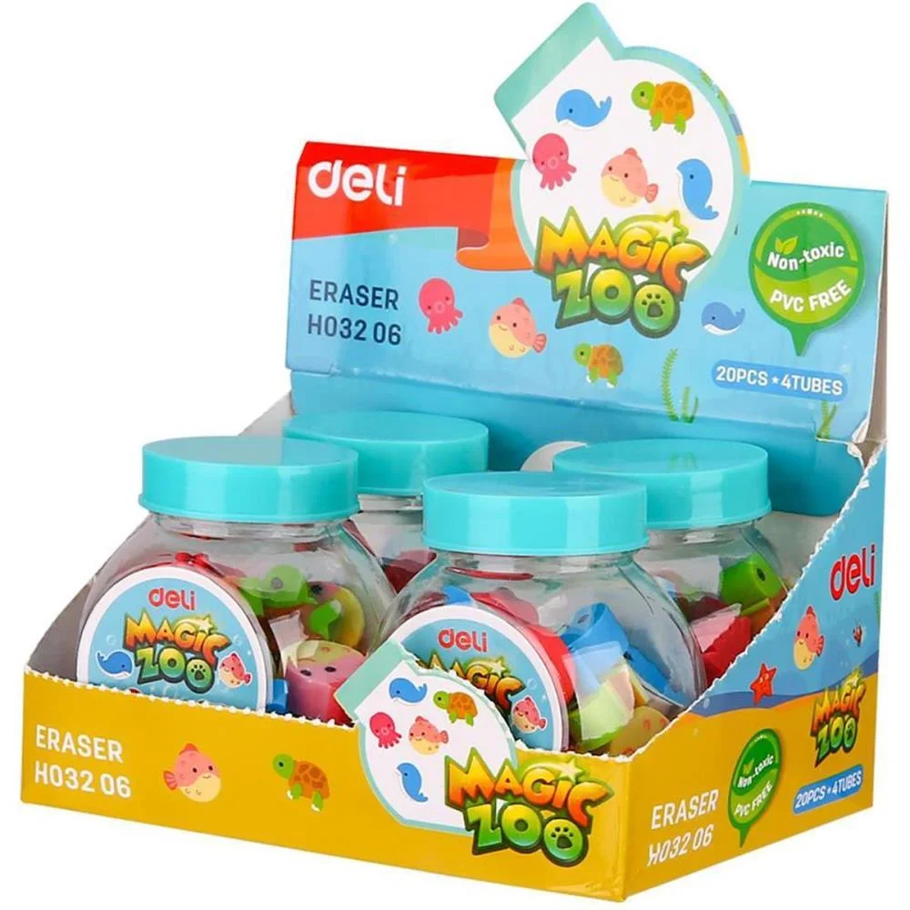 BORRACHA DECORADA DELI ANIMAIS MARINHOS (S) DELI (DP.C/04)