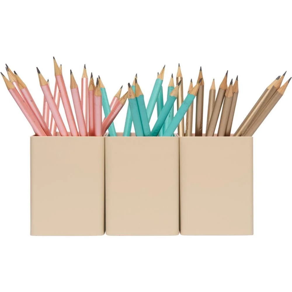 ACESSORIO PARA MESA ORGANIZADOR OFFICE AREIA 3 PEC POLIBRAS (KIT)