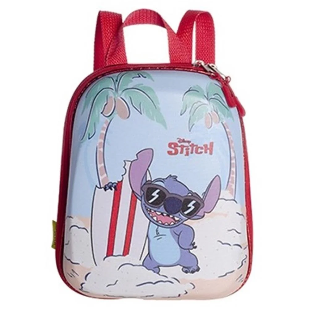MOCHILA INFANTIL STITCH PRAIA PEQUENA MAXTOY (UNIDADE)