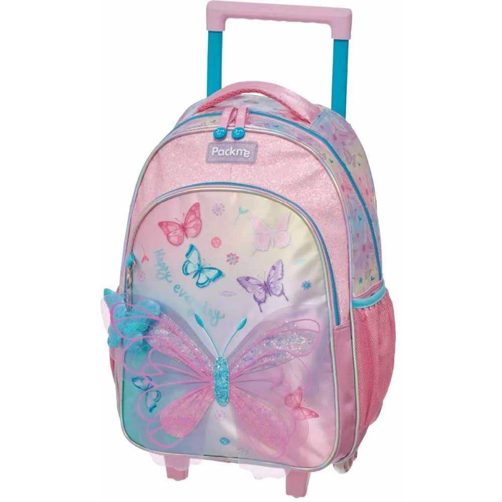 MOCHILA INFANTIL COM RODINHA PACK ME WINGS ASAS 3D PACIFIC (UNIDADE)