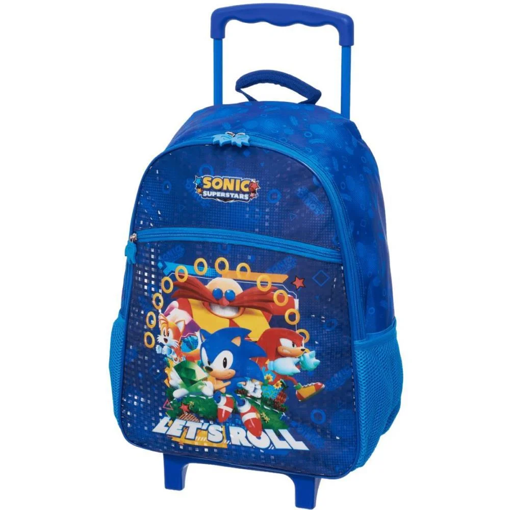 MOCHILA INFANTIL COM RODINHA SONIC SUPERSTARS PACIFIC (UNIDADE)