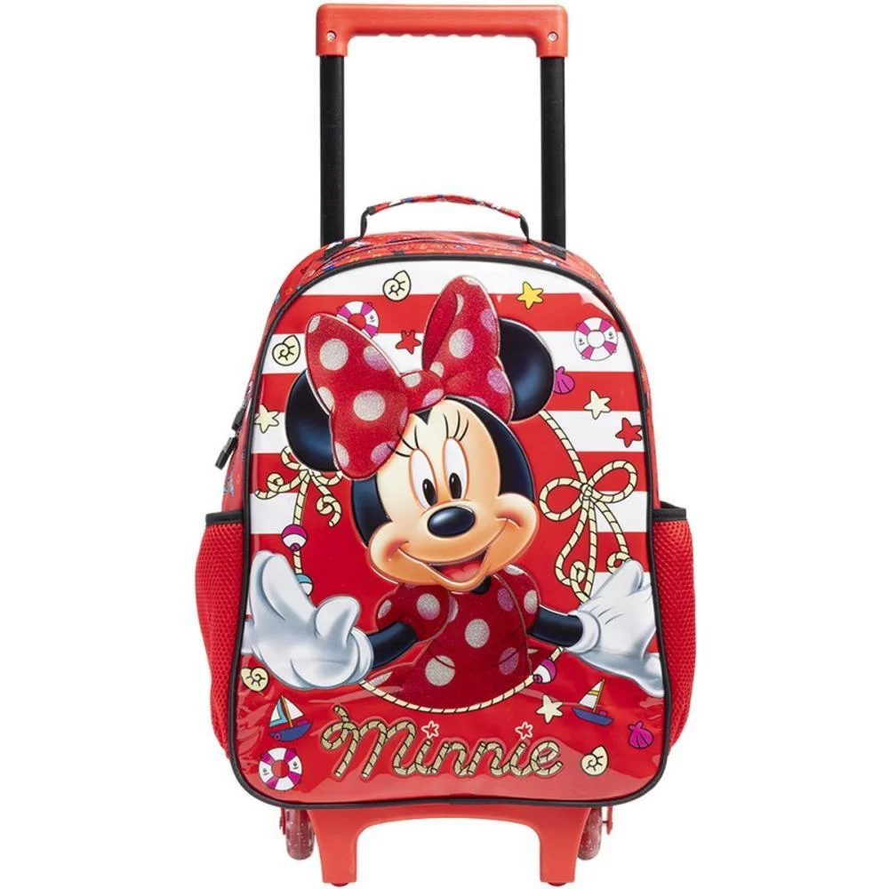 MOCHILA INFANTIL COM RODINHA MINNIE X XERYUS (UNIDADE)