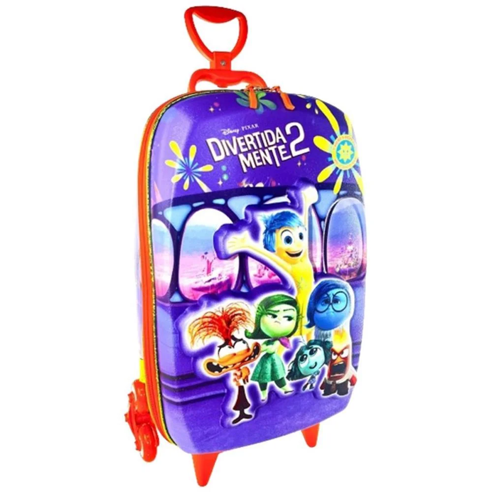 MOCHILA INFANTIL COM RODINHA DIVERTIDAMENTE SALA DE CONTROL MAXTOY (UNIDADE)
