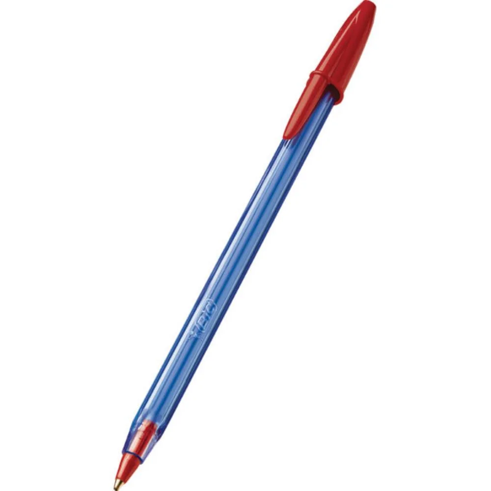 Caneta Esferografica Cristal Soft Vermelha Bic (Cx.c/25)