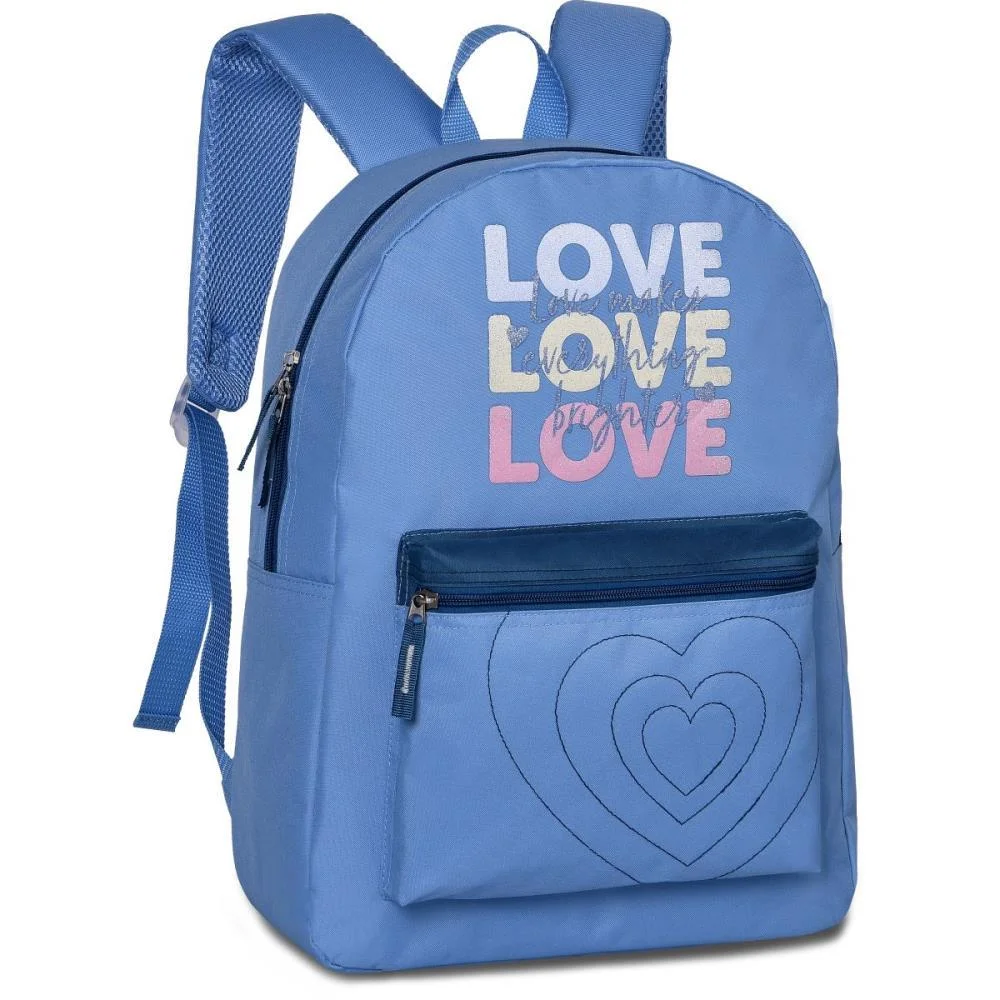 MOCHILA CLIO LOVE C/GLITTER 43CM (S) CLIO (UNIDADE)