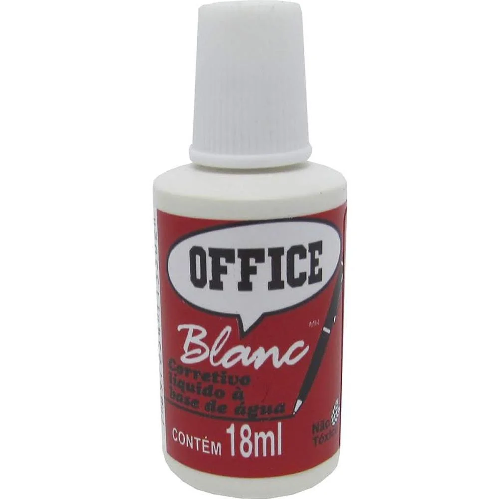CORRETIVO OFFICE BLANC 18ML RADEX (CX.C/12)