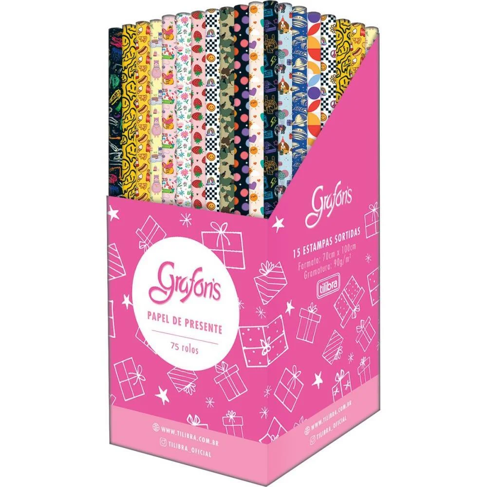 PAPEL PRESENTE 100X70CM. TEEN (S) TILIBRA (DP.C/75)