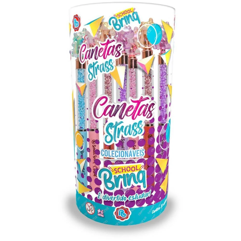 CANETA ESFEROGRAFICA STRASS UNICORNIO (S) POLIBRINQ (DP.C/20)