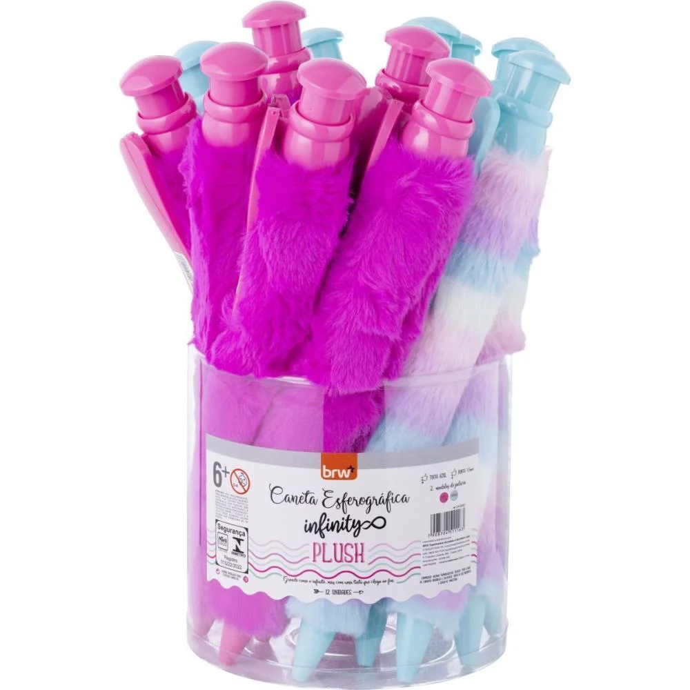 CANETA ESFEROGRAFICA INFINITY PLUSH 1.0MM (S BRW (POTE-12)