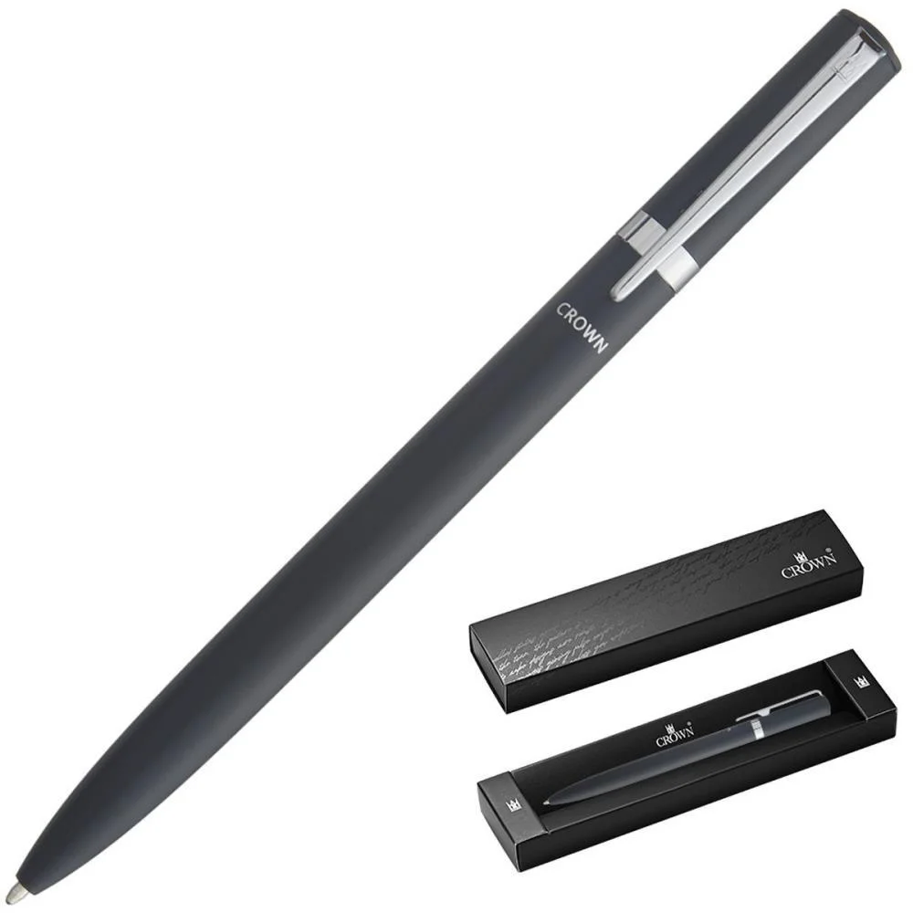 CANETA ESFEROGRAFICA AVENTURA PRETA CROWN (UNIDADE)