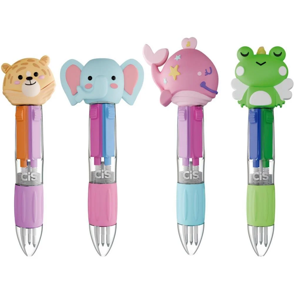 CANETA ESFEROGRAFICA CIS FUN 4X1 MINI 0.7MM (S) SERTIC (DP.C/12)