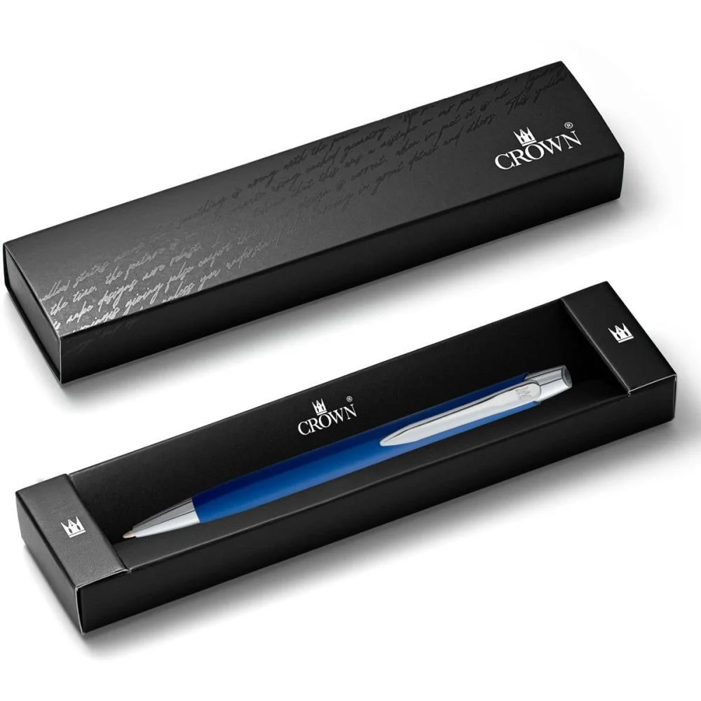 CANETA ESFEROGRAFICA BERNA ESFERA AZUL CROWN (UNIDADE)