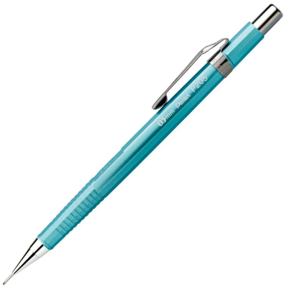 LAPISEIRA 0.5MM METALIZADA AZUL PENTEL (CX.C/06)