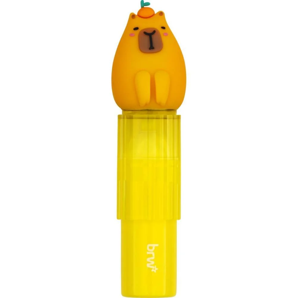 CANETA MARCA TEXTO CAPIVARA DIVERTIDO (S) BRW (DP.C/12)