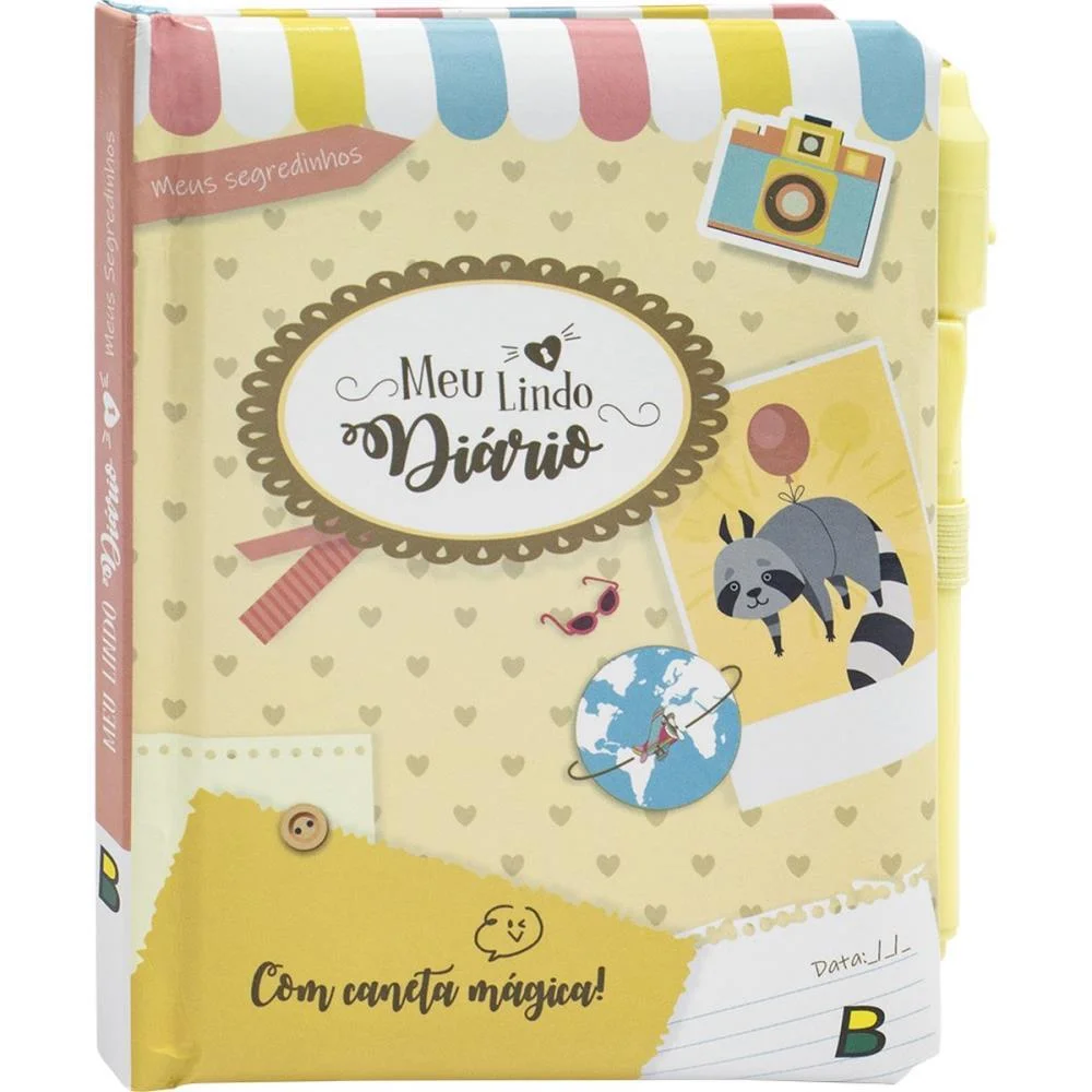 DIARIO MEU LINDO DIARIO 13X15,5CM 52P TODOLIVRO (UNIDADE)