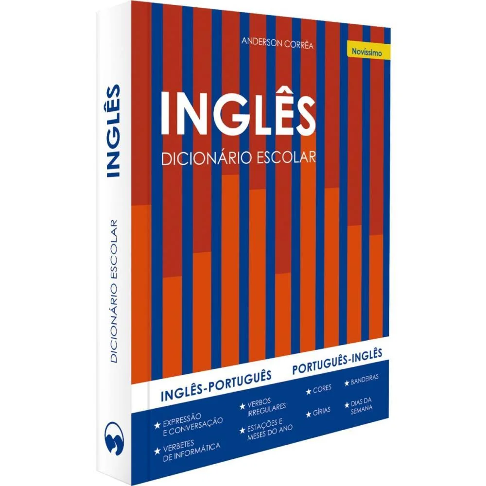 DICIONARIO INGLES ESCOLAR VALE 480PG. 12X17CM VALE DAS LETRAS (UNIDADE)