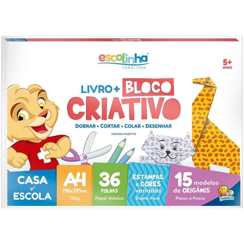 BLOCO PARA EDUCACAO ARTISTICA CRIATIVO A4+ LIVRO 120G.36FL TODOLIVRO (UNIDADE)