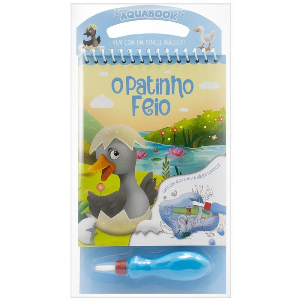 LIVRO AQUABOOK O PATINHO FEIO 27,6X13,6 10PAG TODOLIVRO (UNIDADE)