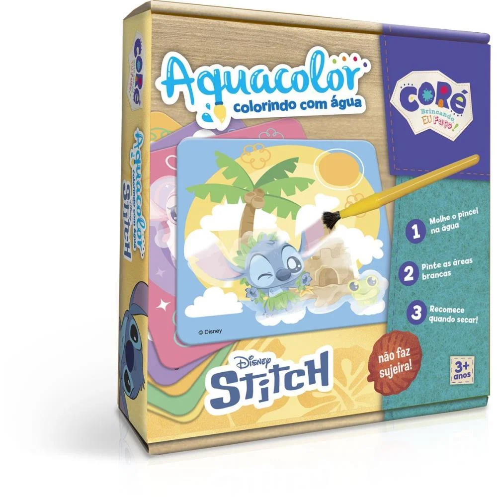 LIVRO AQUABOOK AQUACOLOR STITCH POCKET TOYSTER (UNIDADE)