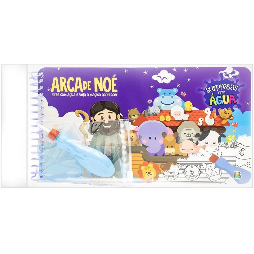 LIVRO AQUABOOK ARCA DE NOE 25X14,2 CM 6PAG TODOLIVRO (UNIDADE)