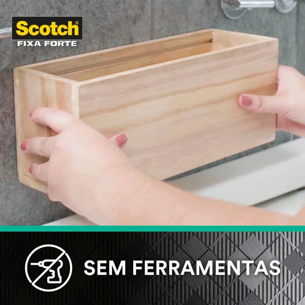Fita Fixa Forte Banheiro 24Mmx1,5M 3M - imagem 6
