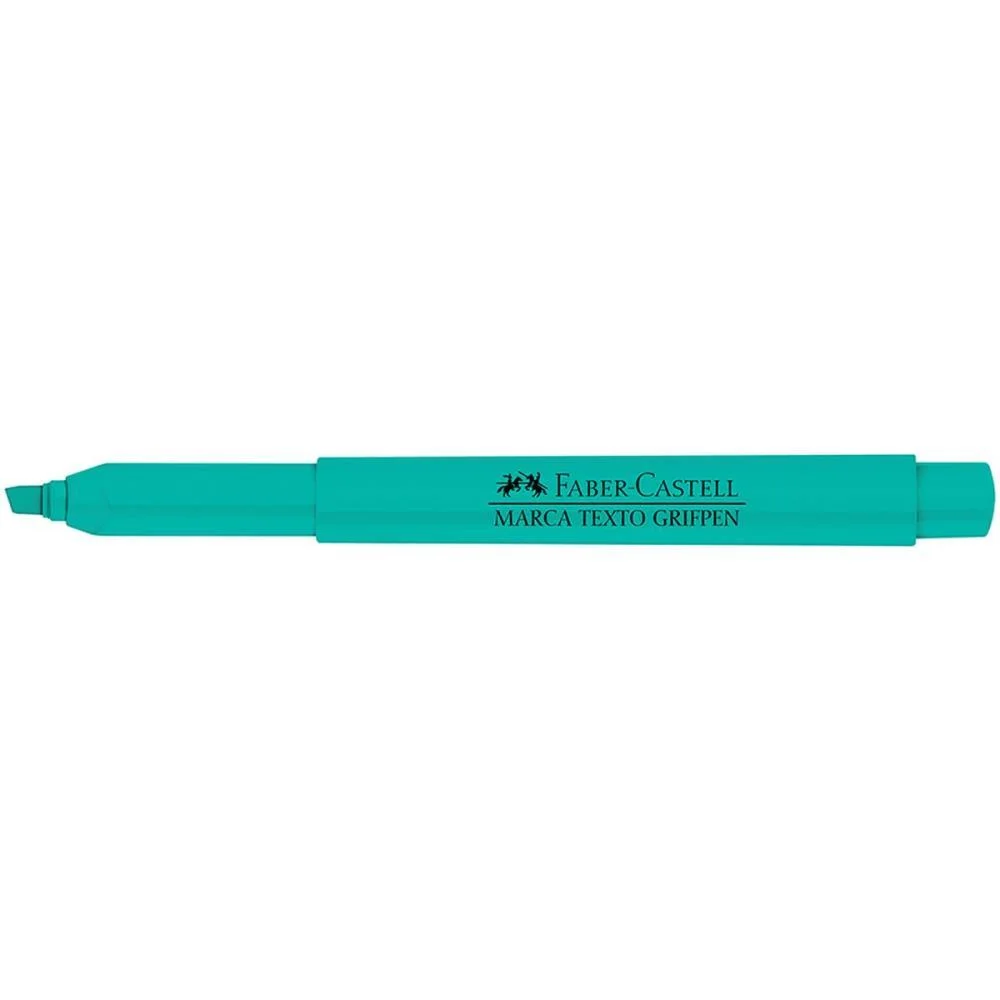 Caneta Marca Texto Grifpen Verde Agua Faber-Castell (Cx.c/12) - imagem 4