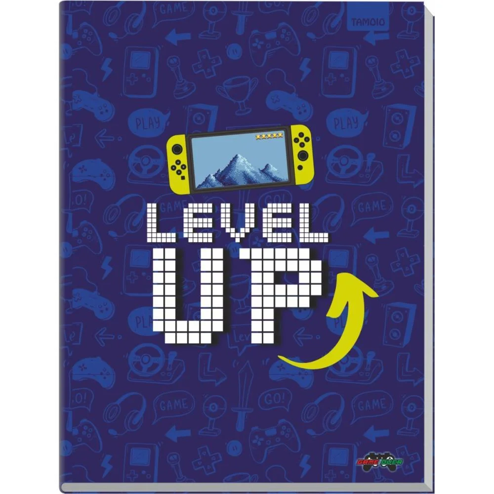 Caderno Brochurao Capa Dura Game Over 96 Folhas Tamoio (Pct.c/04) - imagem 3