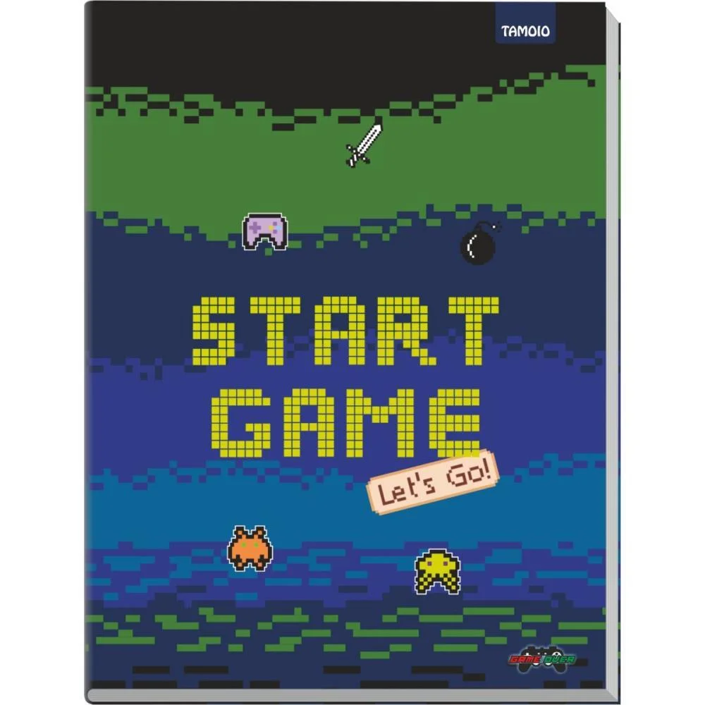 Caderno Brochurao Capa Dura Game Over 96 Folhas Tamoio (Pct.c/04) - imagem 5