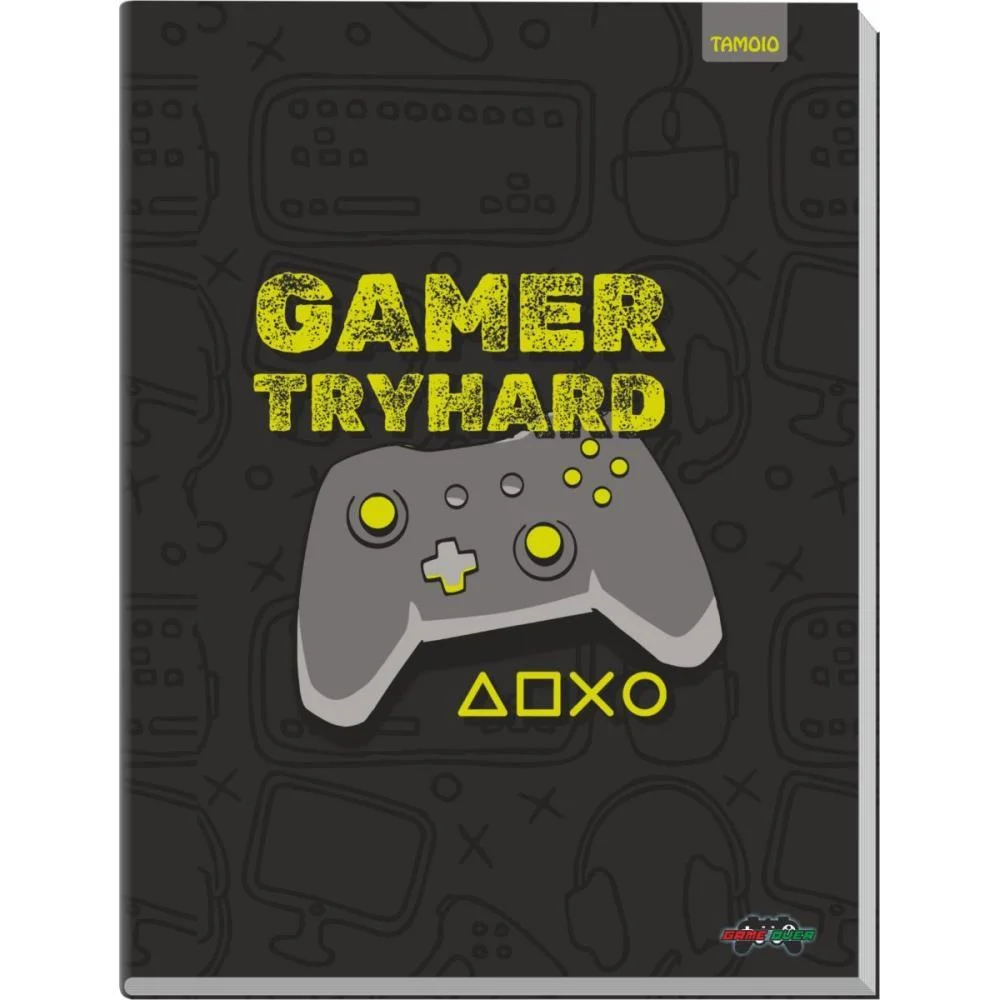 Caderno Brochurao Capa Dura Game Over 96 Folhas Tamoio (Pct.c/04) - imagem 6