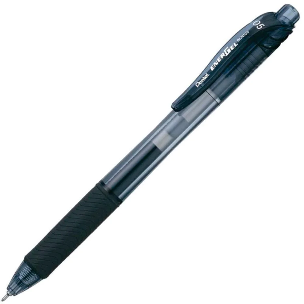 Caneta Gel Energel Retratil 0.5Mm Preta Pentel (Cx.c/12) - imagem 3