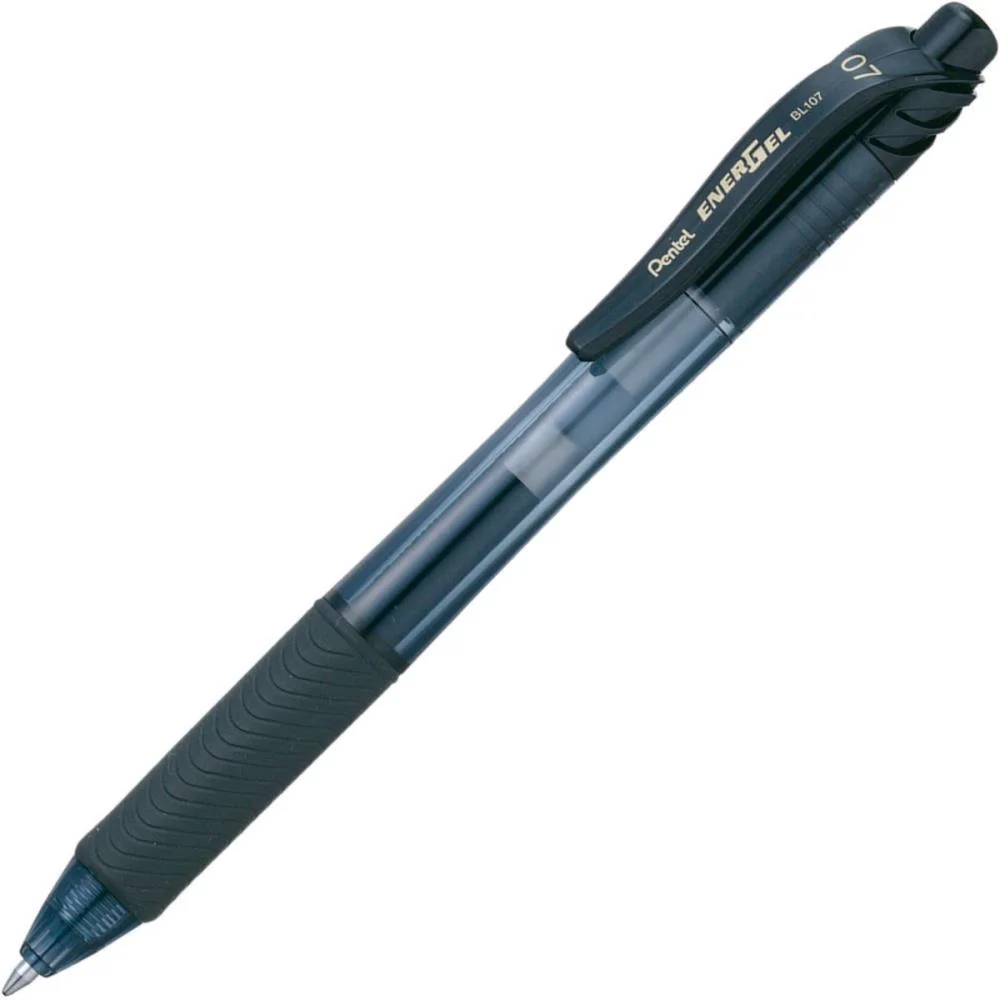 Caneta Gel Energel Retratil 0.7Mm Preta Pentel (Cx.c/12) - imagem 2