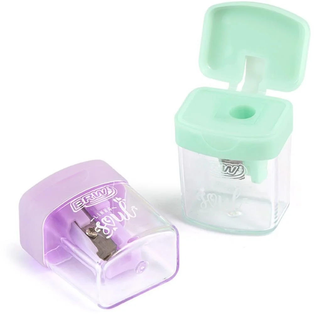 Apontador Com Deposito Soul 4Cores Pastel (S) Brw (Cx.c/24) - imagem 4