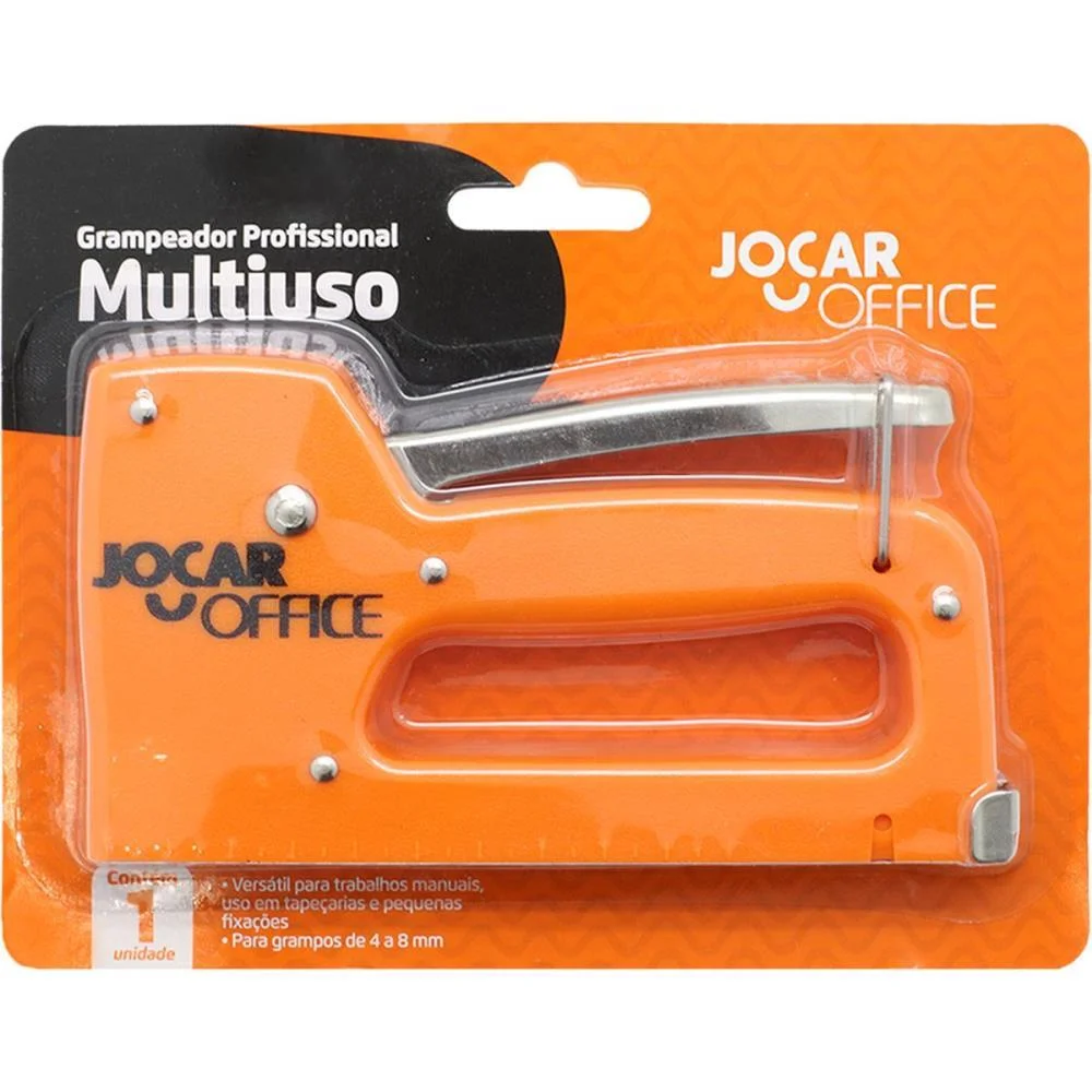 Grampeador Tapeceiro Jocar Office Plastico Profissi Leonora (Unidade) - imagem 5