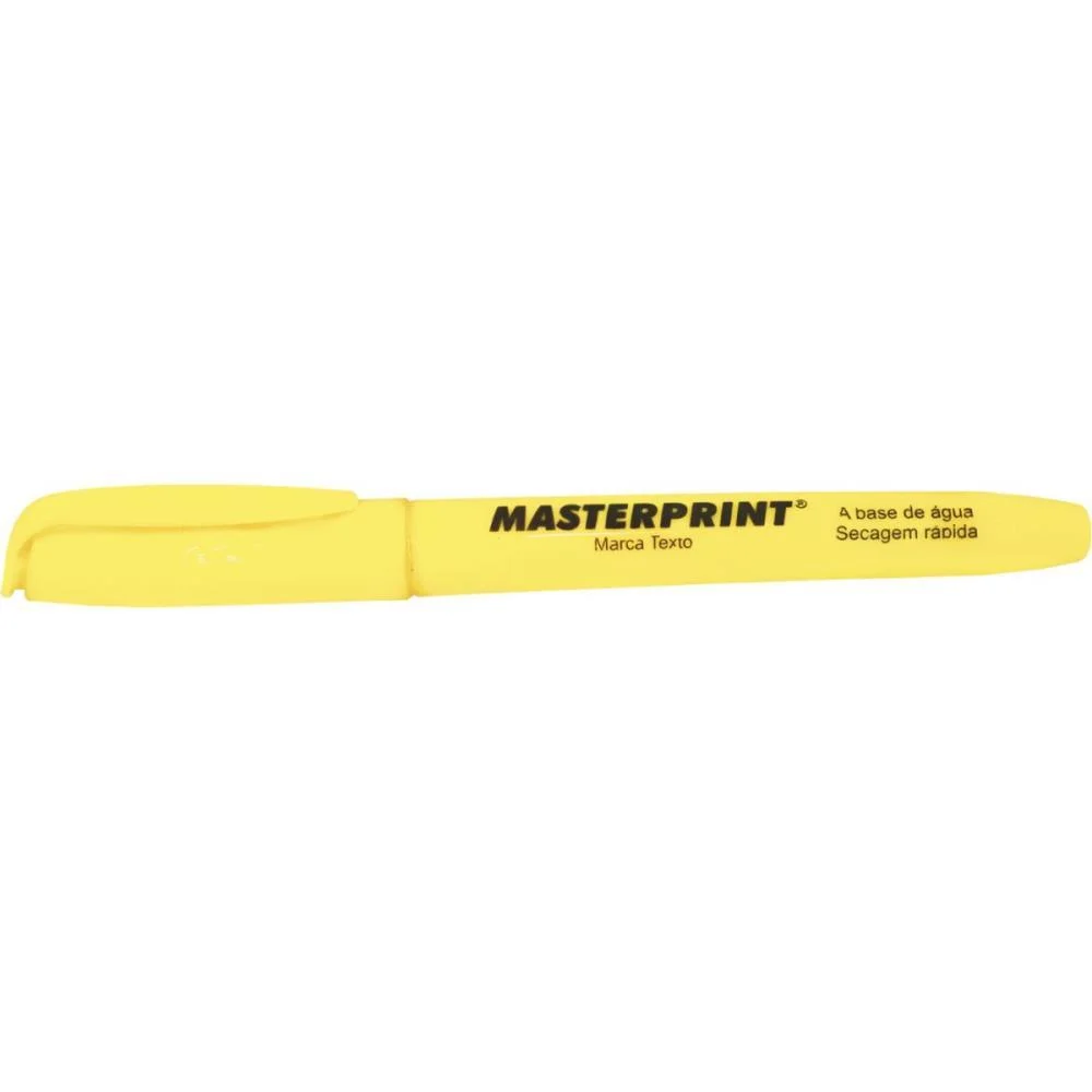 Caneta Marca Texto Mp 612 Amarela Masterprint (Cx.c/12) - imagem 2