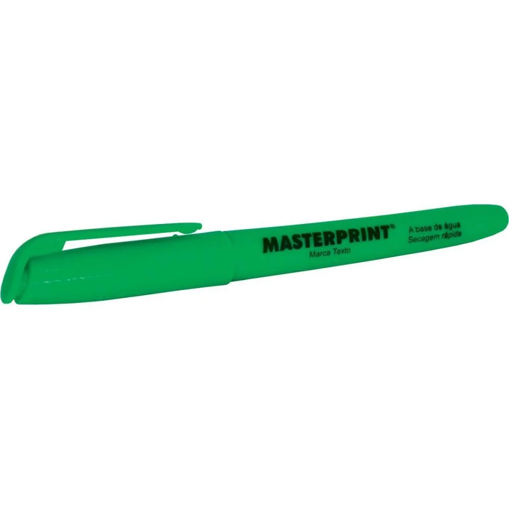 Caneta Marca Texto Mp 612 Verde Masterprint (Cx.c/12) - imagem 2