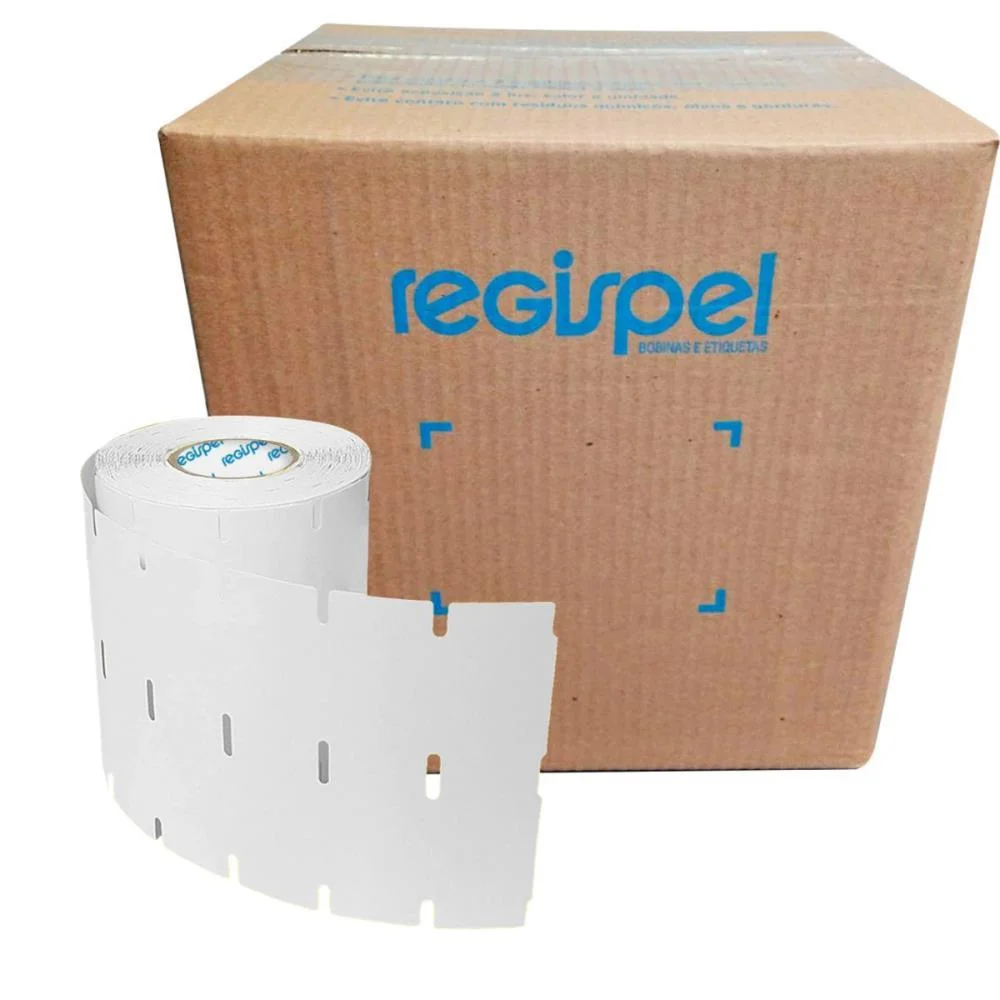 Etiqueta Para Marcacao Gondola 105X30Mm 3Gaps 45M Br Regispel (Rolo) - imagem 3