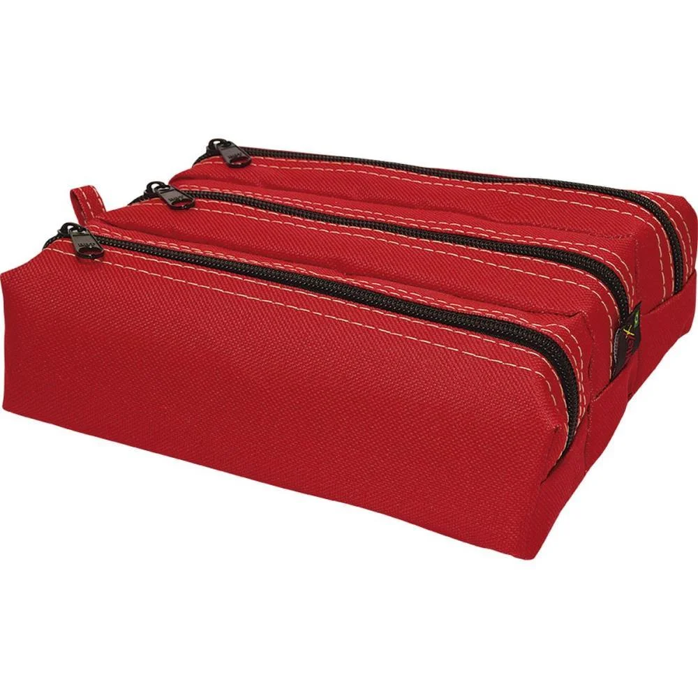 Estojo Triplo Lona Vermelho Reflex (Unidade) - imagem 3