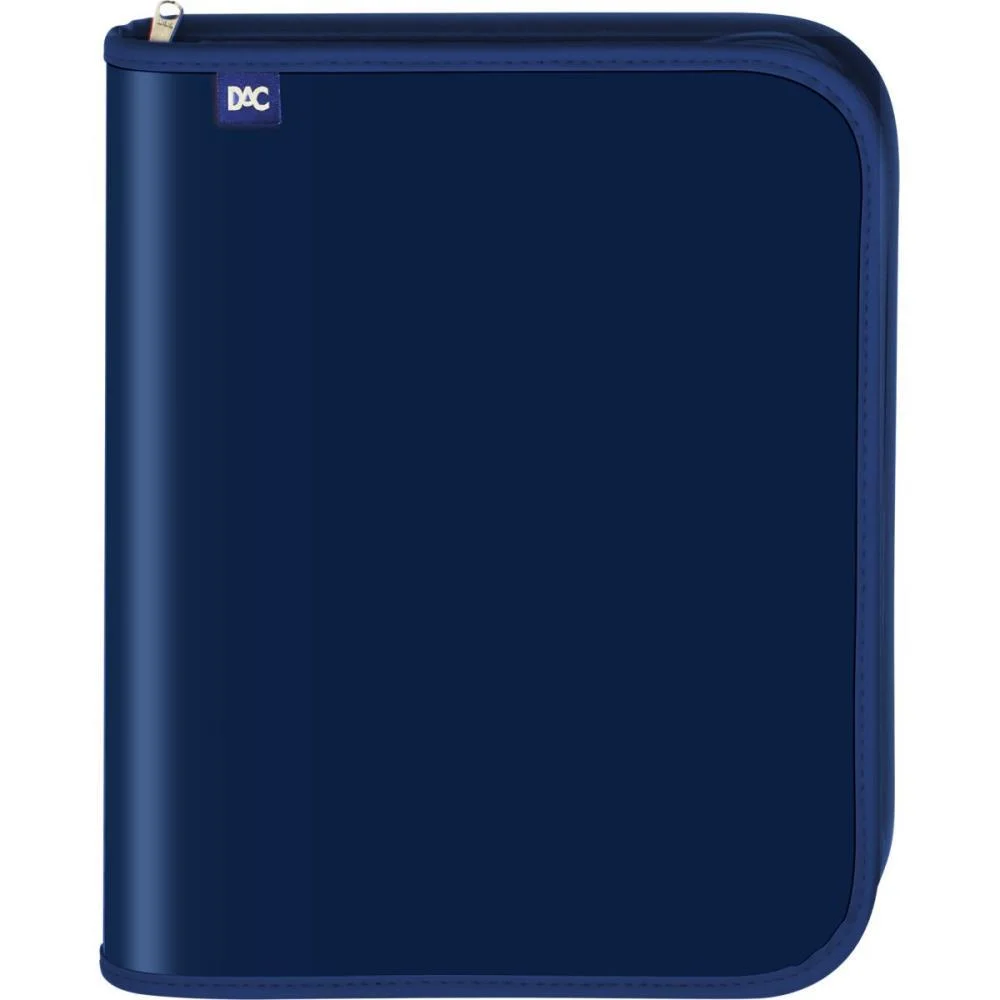 Fichario Com Ziper Vision Azul 48F Dac (Unidade) - imagem 3