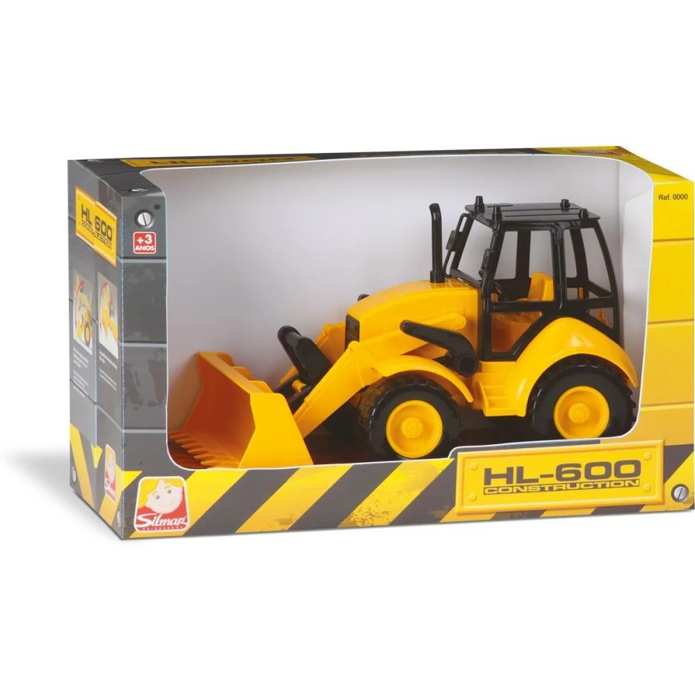 Trator Construction Hl600 Silmar Brinquedos - imagem 4