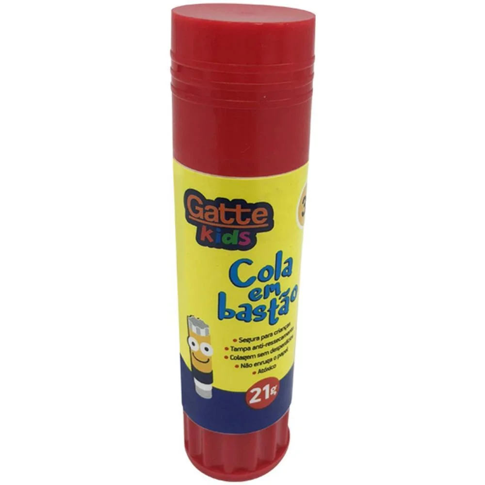 Cola Em Bastao Gatte Kids 21G Make+ (Pct.c/12) - imagem 2