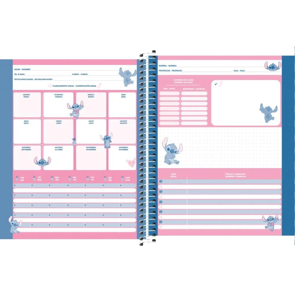 Caderno 10X1 Capa Dura Stitch 160F Foroni (Pct.c/04) - imagem 11