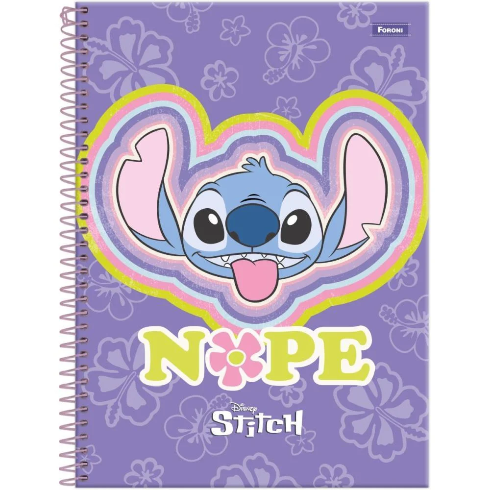 Caderno 01X1 Capa Dura Stitch  80F Foroni (Pct.c/04) - imagem 2